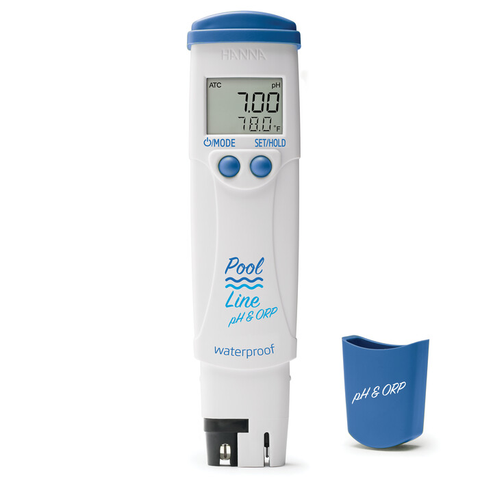 Tester pH, chloor en temperatuur zwembad